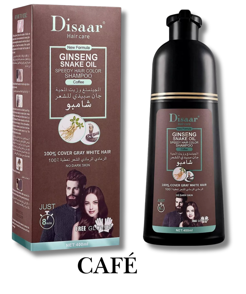BioColor™ Shampoo Cubre Canas – Natural, Rápido y Efectivo (30% OFF)