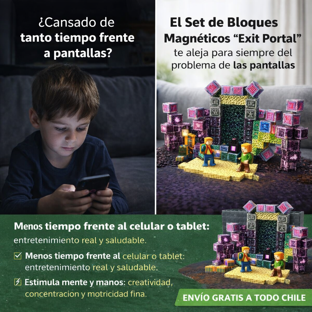 Bloques Magnéticos Minecraft 86 Piezas