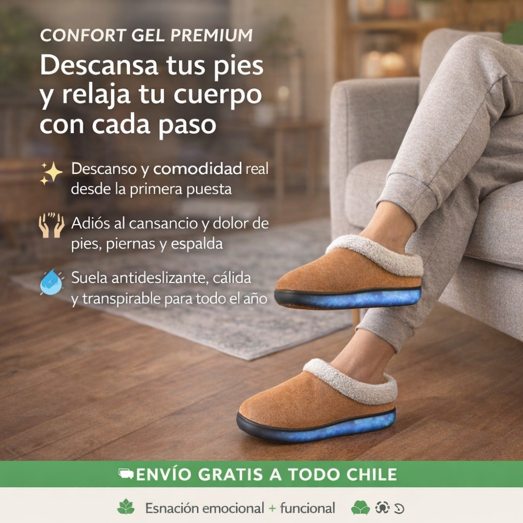 CONFORT GEL PREMIUM: Descansa tus pies y relaja tu cuerpo con cada paso