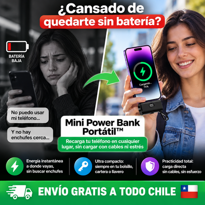Cargador portátil cápsula tipo llavero