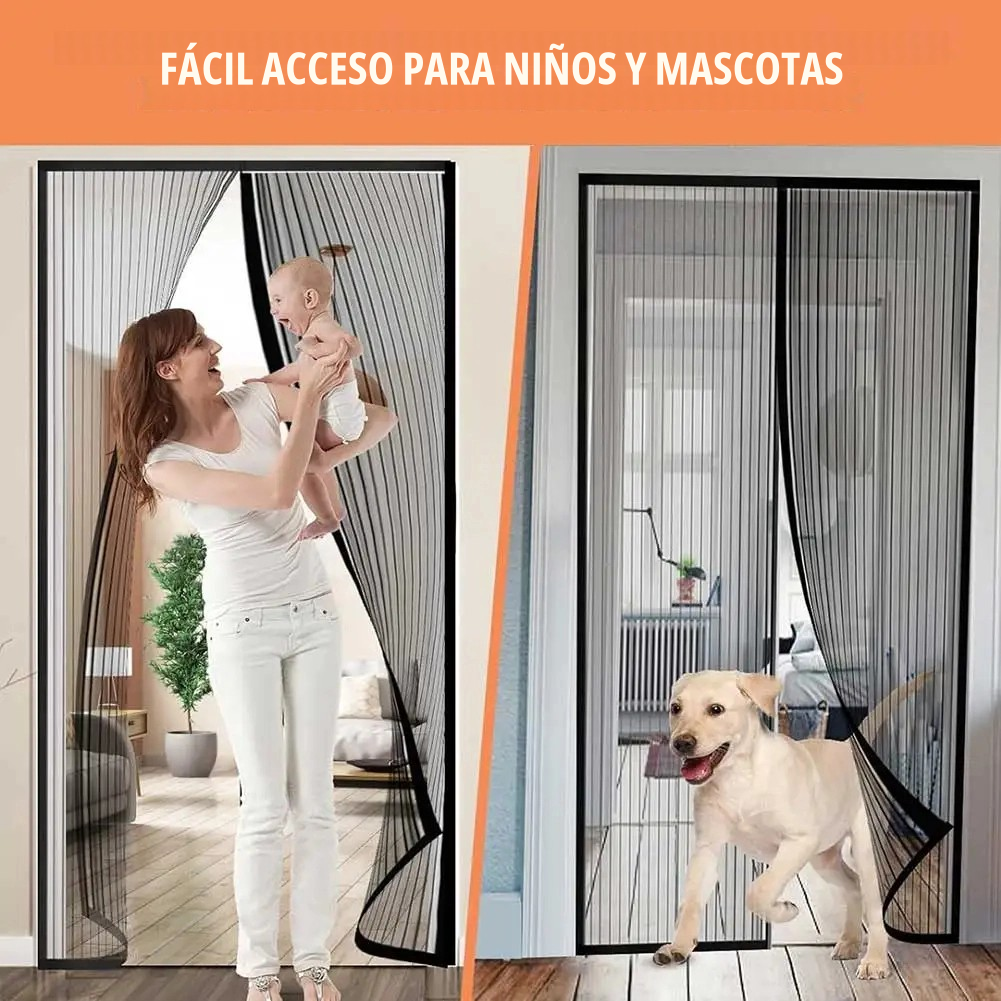 Cortina Magnética Anti-Bichos – Disfruta aire fresco sin moscas ni zancudos