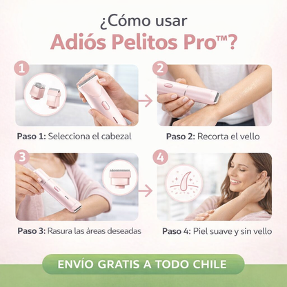 Adiós Pelitos Pro™ – La Rasuradora Femenina que te ahorra tiempo, dinero y molestias