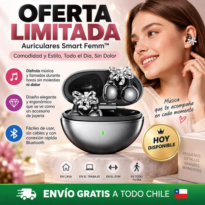 Auriculares Smart Femm™: Comodidad y Estilo, Todo el Día, Sin Dolor