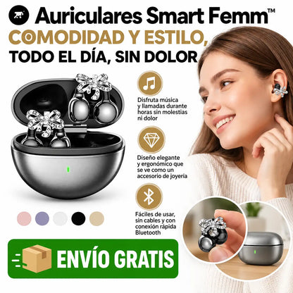 Auriculares Smart Femm™: Comodidad y Estilo, Todo el Día, Sin Dolor
