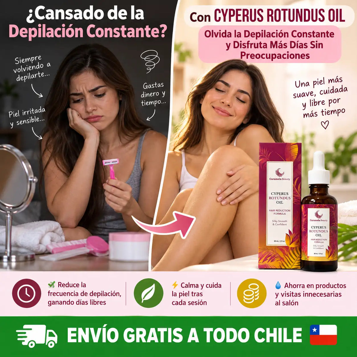 ✨ CYPERUS ROTUNDUS: Olvida la Depilación Constante y Disfruta Más Días Sin Preocupaciones ✨