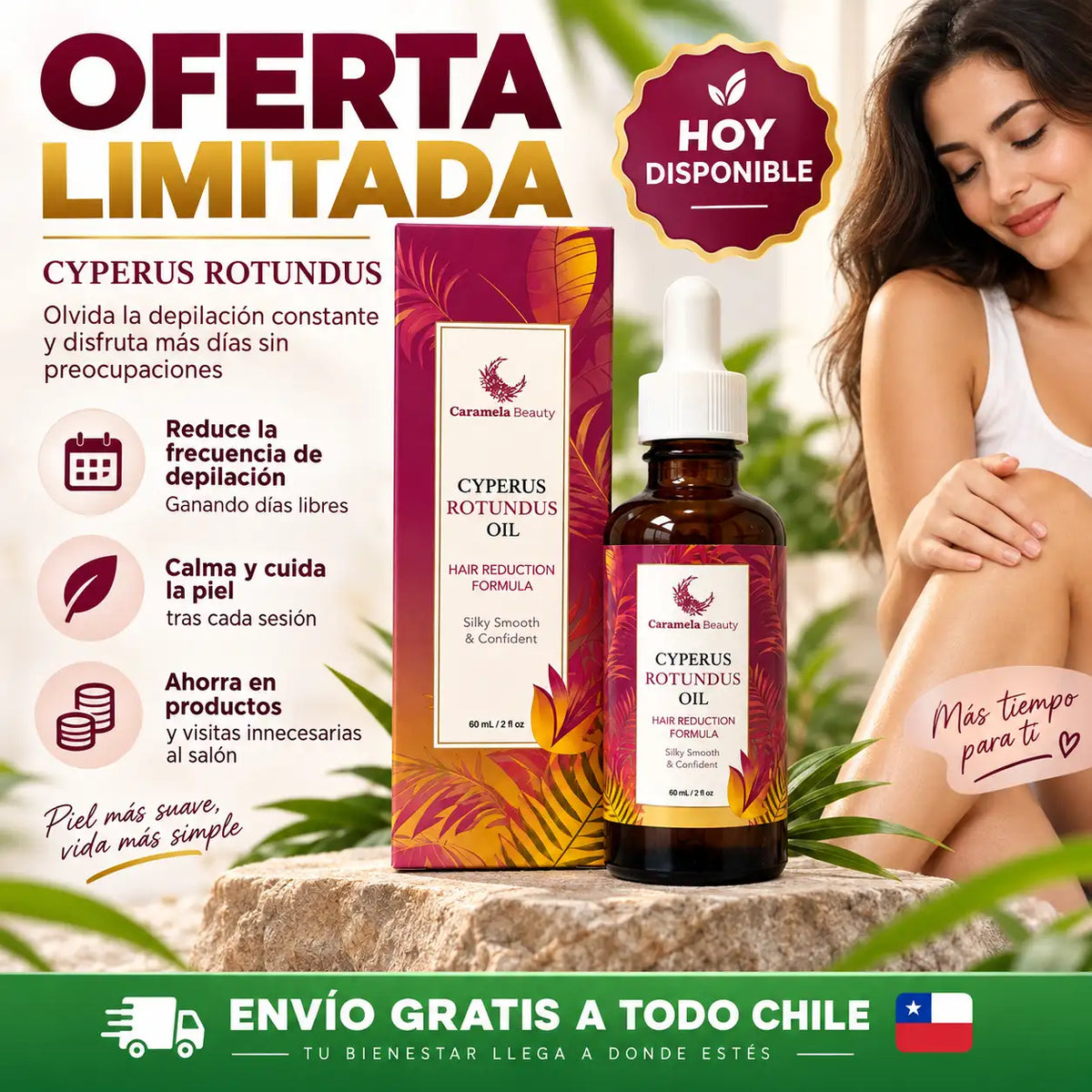 ✨ CYPERUS ROTUNDUS: Olvida la Depilación Constante y Disfruta Más Días Sin Preocupaciones ✨