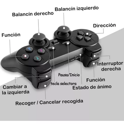 Consola Retro HD™ + 2500 JUEGOS GRATIS  Diversión familiar instantánea sin gastar de más