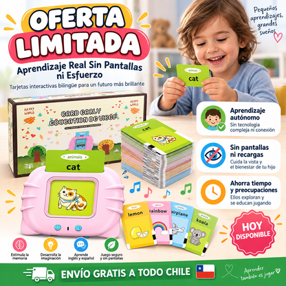 Juego de Tarjetas Interactivas Bilingüe™: Aprendizaje Real Sin Pantallas ni Esfuerzo