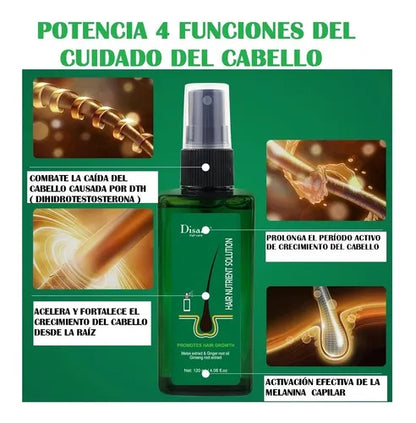 Spray Natural Disaar™ - Recupera tu cabello en 4 semanas