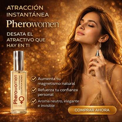 Pherowomen – Atractivo instantáneo sin esfuerzo, directo desde tu esencia natural