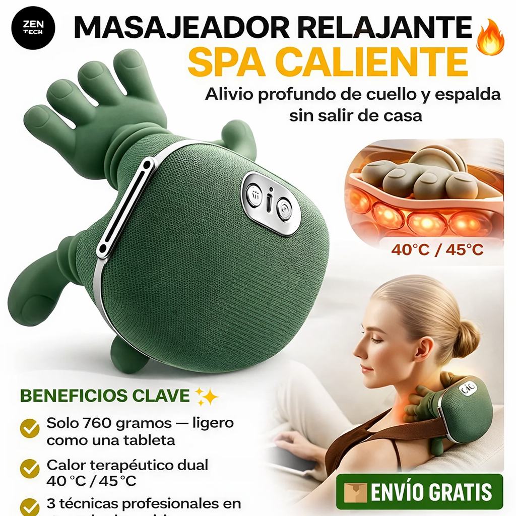 🔥MASAJEADOR RELAJANTE SPA CALIENTE™