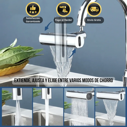 💦 Grifo Cascada de Acero 360 Grados (30% OFF) 🔄