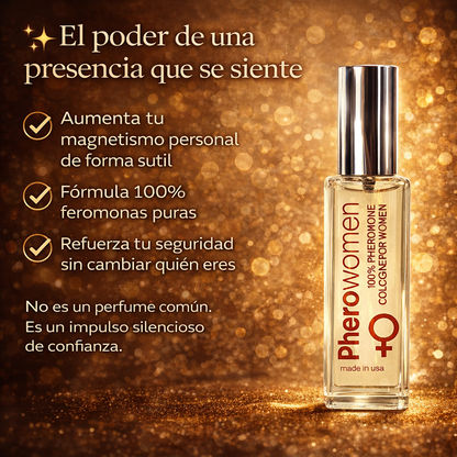 Pherowomen – Atractivo instantáneo sin esfuerzo, directo desde tu esencia natural