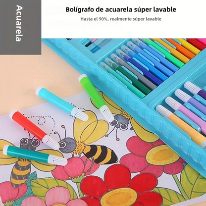 🎨 Maletín de Arte 208 piezas (30% OFF) 🖍️