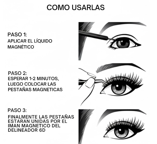 Pestañas Magnéticas + Máscara Flamenco Waterproof GRATIS