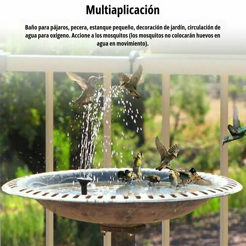 Fuente de Flor Solar (30% OFF) 🌞