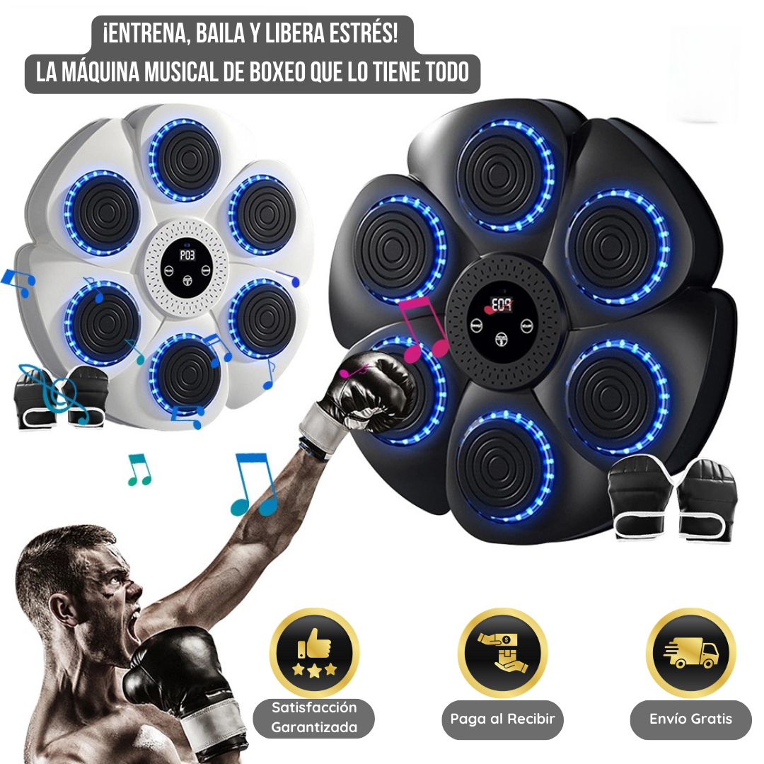 🥊 Maquina de Boxeo con Musica Bluetooth (30% OFF) 🎶