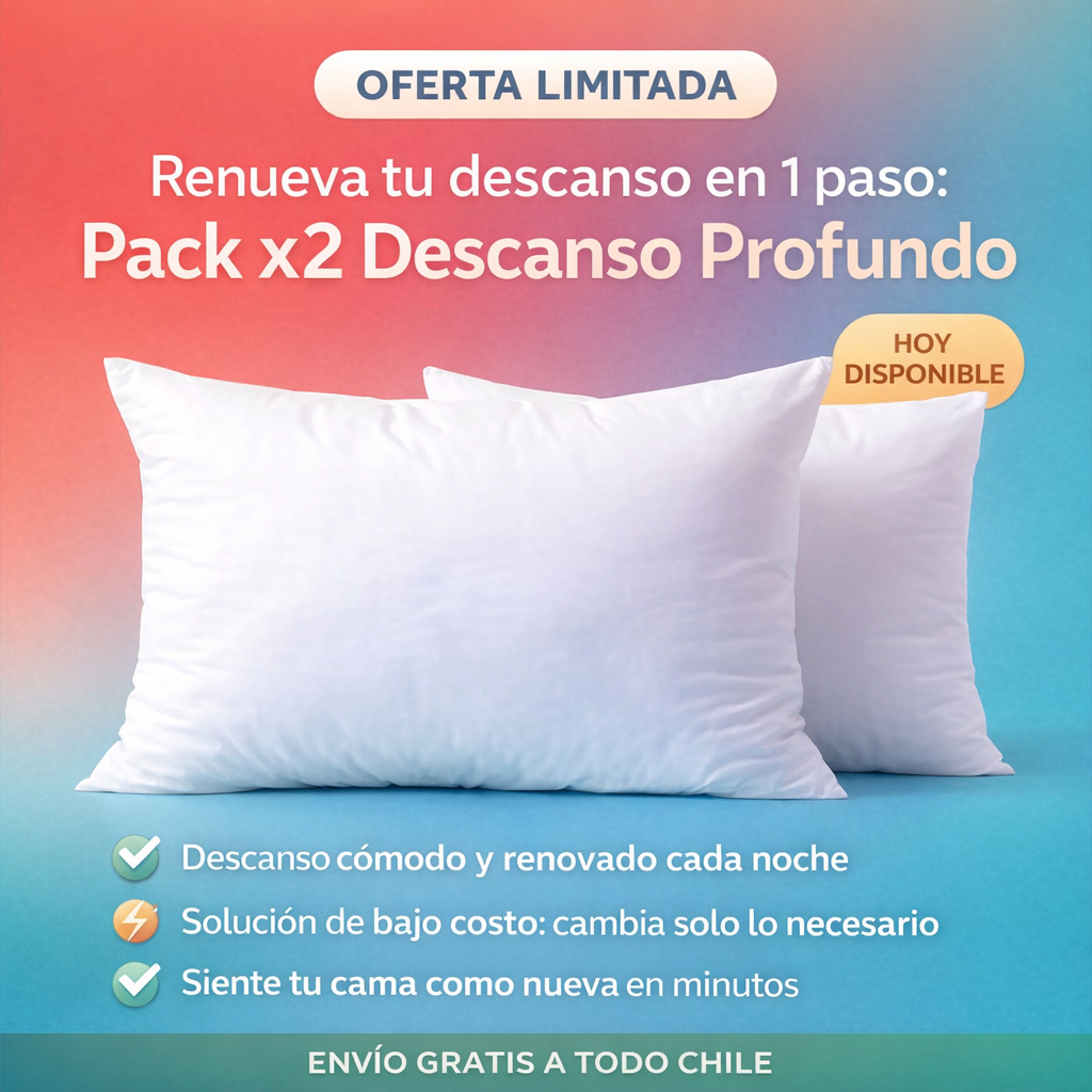 RENUEVA TU DESCANSO EN 1 PASO: PACK X2 DESCANSO PROFUNDO