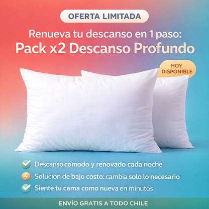 RENUEVA TU DESCANSO EN 1 PASO: PACK X2 DESCANSO PROFUNDO