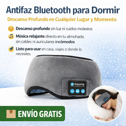 Antifaz Bluetooth para Dormir: Descanso Profundo en Cualquier Lugar