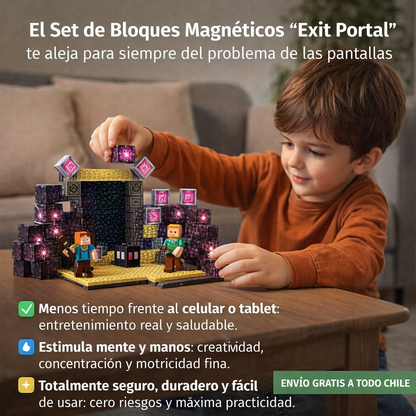 Bloques Magnéticos Minecraft 86 Piezas