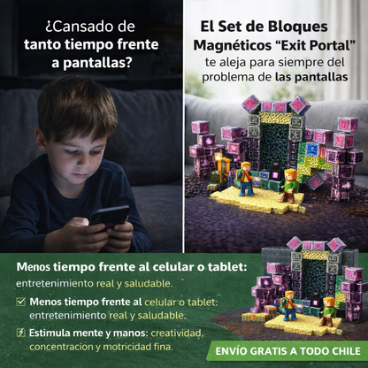 Bloques Magnéticos Minecraft 86 Piezas