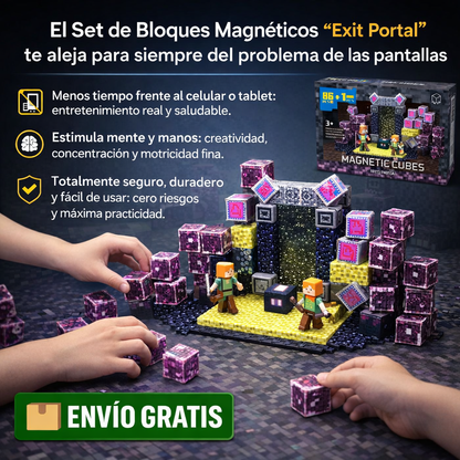 Bloques Magnéticos Minecraft 86 Piezas