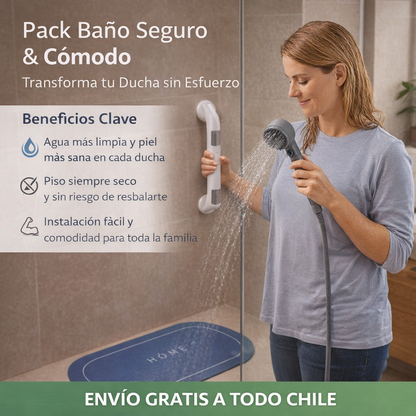 🚿 Pack Baño Seguro & Cómodo: Transforma tu Baño