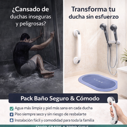🚿 Pack Baño Seguro & Cómodo: Transforma tu Baño