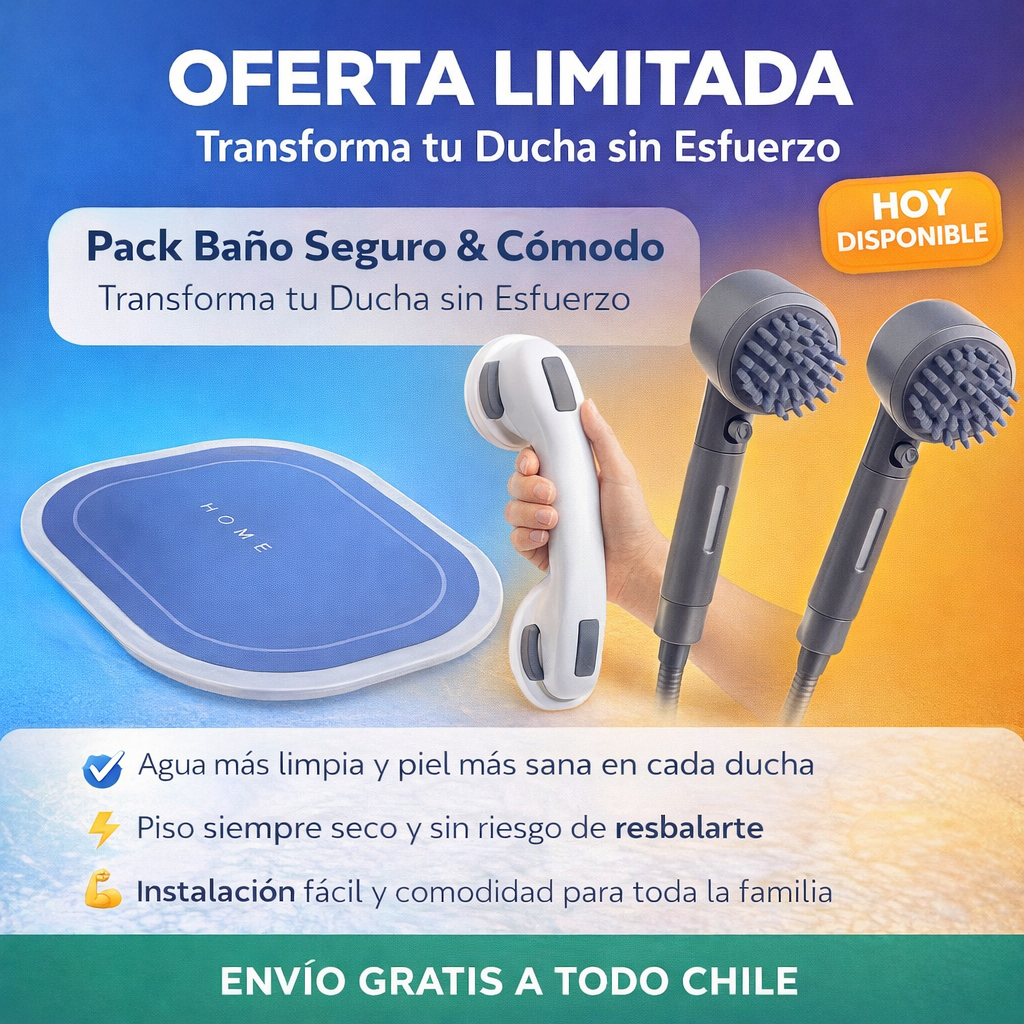 🚿 Pack Baño Seguro & Cómodo: Transforma tu Baño