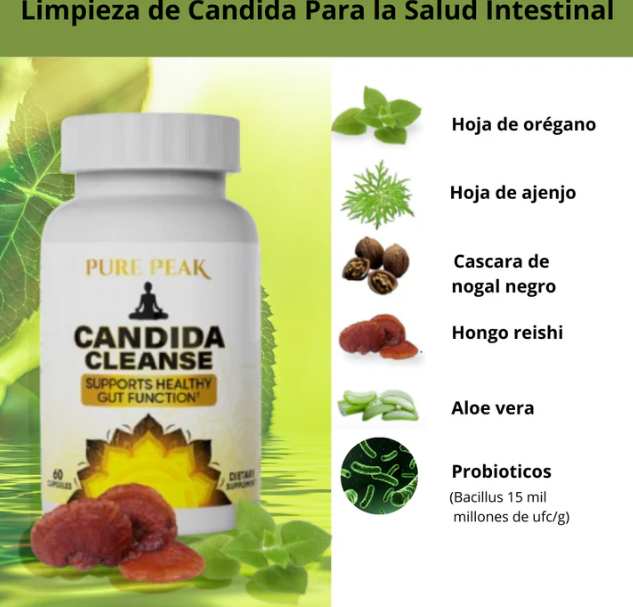 Candida Cleanse™ elimina toxinas, regula tu digestión