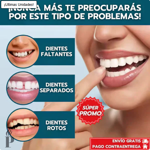 Carillas Instant Smile™: ocultan manchas, espacios y torceduras en minutos, desde casa