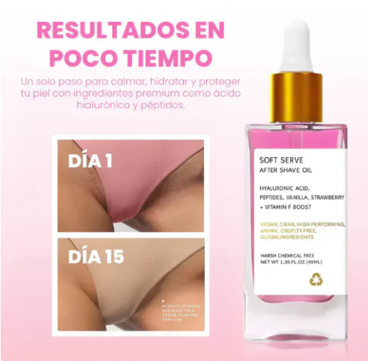 TrullyBeauty™ – Aceite Post Depilatorio + Guía Gratis para piel suave
