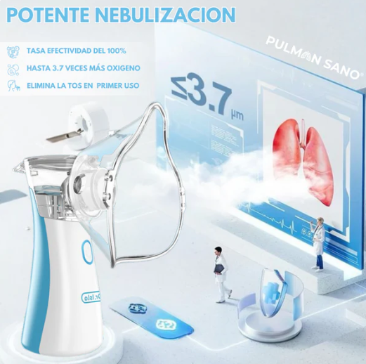 Nebulizador Portátil - Alivio respiratorio sin clínicas ni esperas