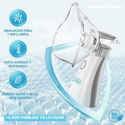 Nebulizador Portátil - Alivio respiratorio sin clínicas ni esperas