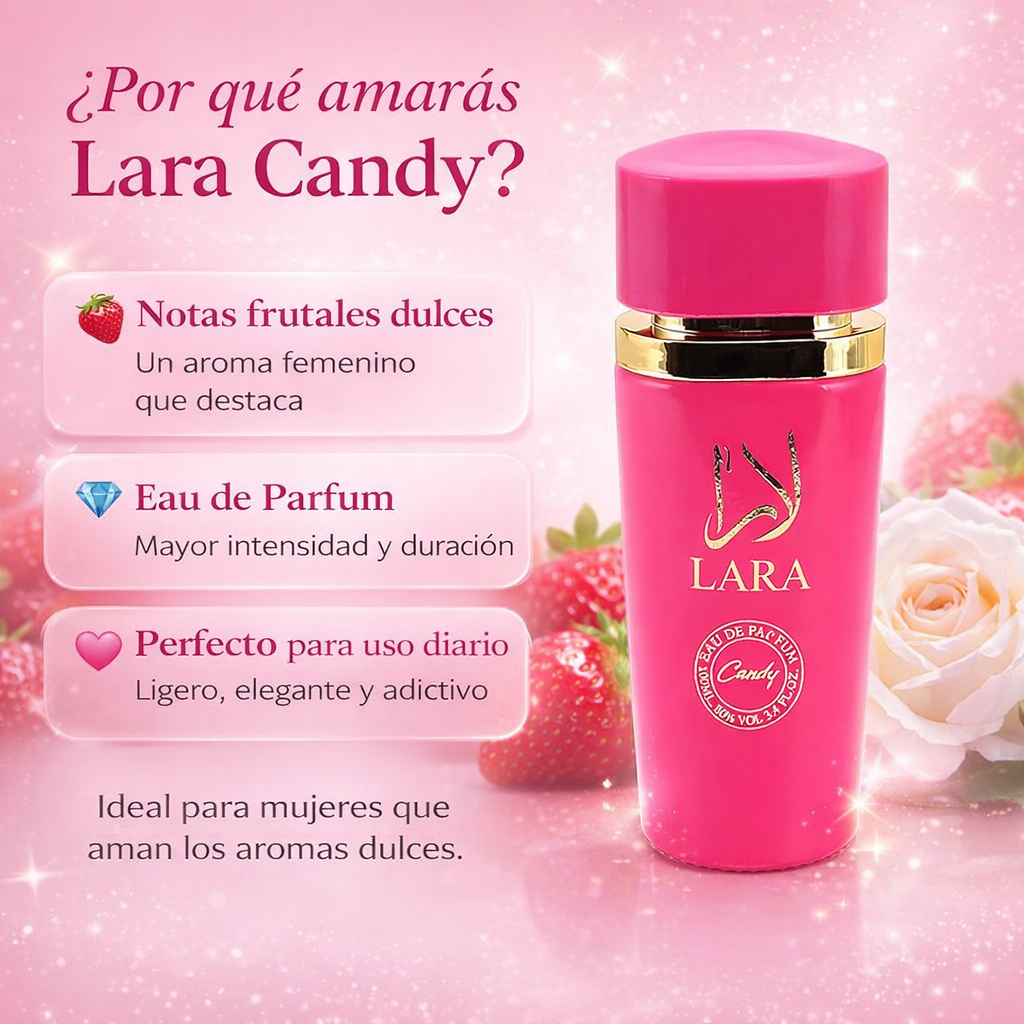 LARA™ Candy & Pink El perfume viral ya esta en Chile
