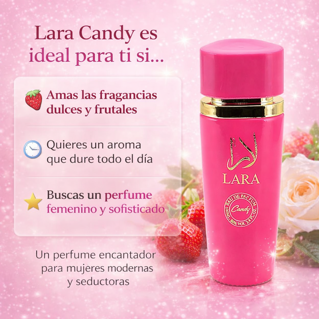 LARA™ Candy & Pink El perfume viral ya esta en Chile