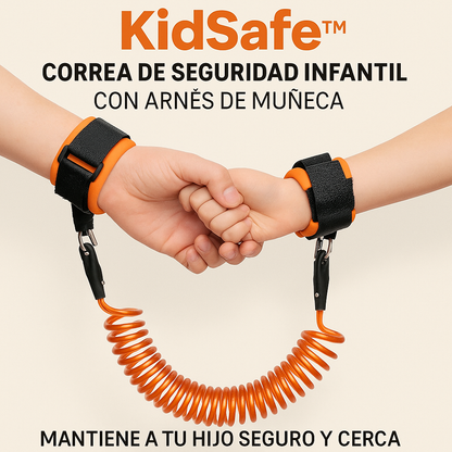 KidSafe™ Correa de Seguridad Infantil con Arnés de Muñeca (30% OFF)