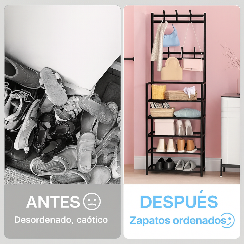 OrderRack™ – Dile adiós al desorden de zapatos en casa