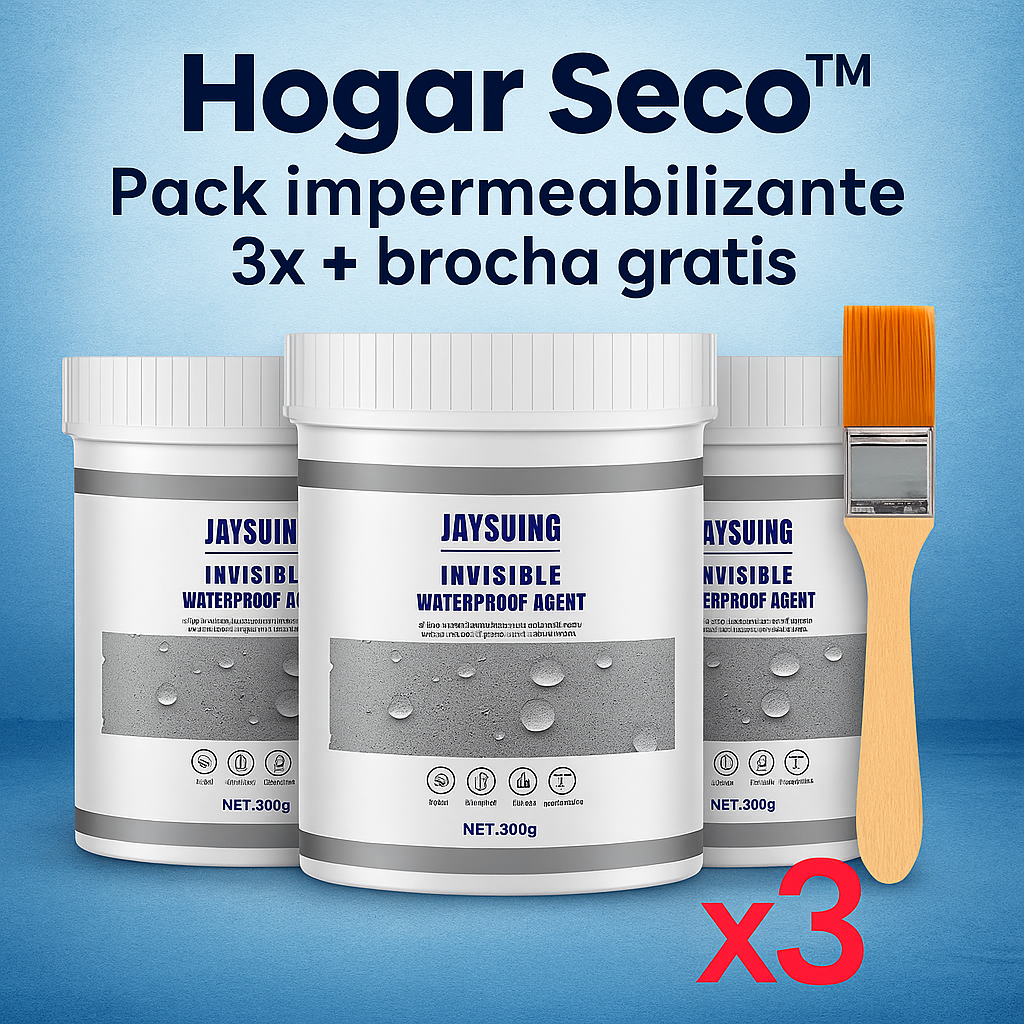 Sellador Impermeable X3 – Olvídate de goteras y humedad con una sola aplicación