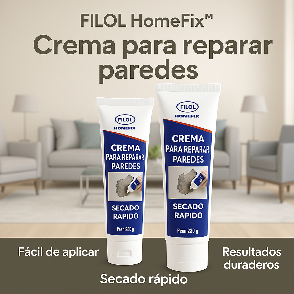 FILOL HomeFix™ – Crema Reparadora de Grietas +  Espátula GRATIS