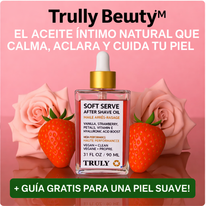 TrullyBeauty™ – Aceite Post Depilatorio + Guía Gratis para piel suave
