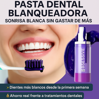 Obsessive™ Pasta Dental Blanqueadora – Sonrisa blanca sin gastar de más