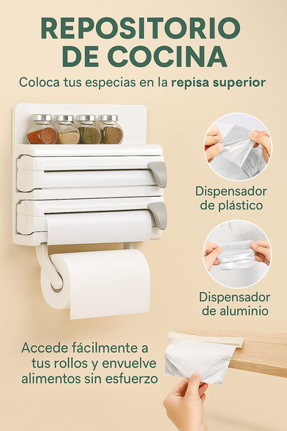 🧻 Dispensador Corta Fácil Triple (30% OFF)