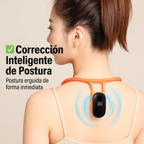 🧘‍♂️ PostureRelax™ – Corrector Inteligente con Masaje Ultrasónico