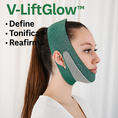 V-liftGlow - Faja Facial saca papada, transforma tu rostro sin cirugías + REGALO GRATIS