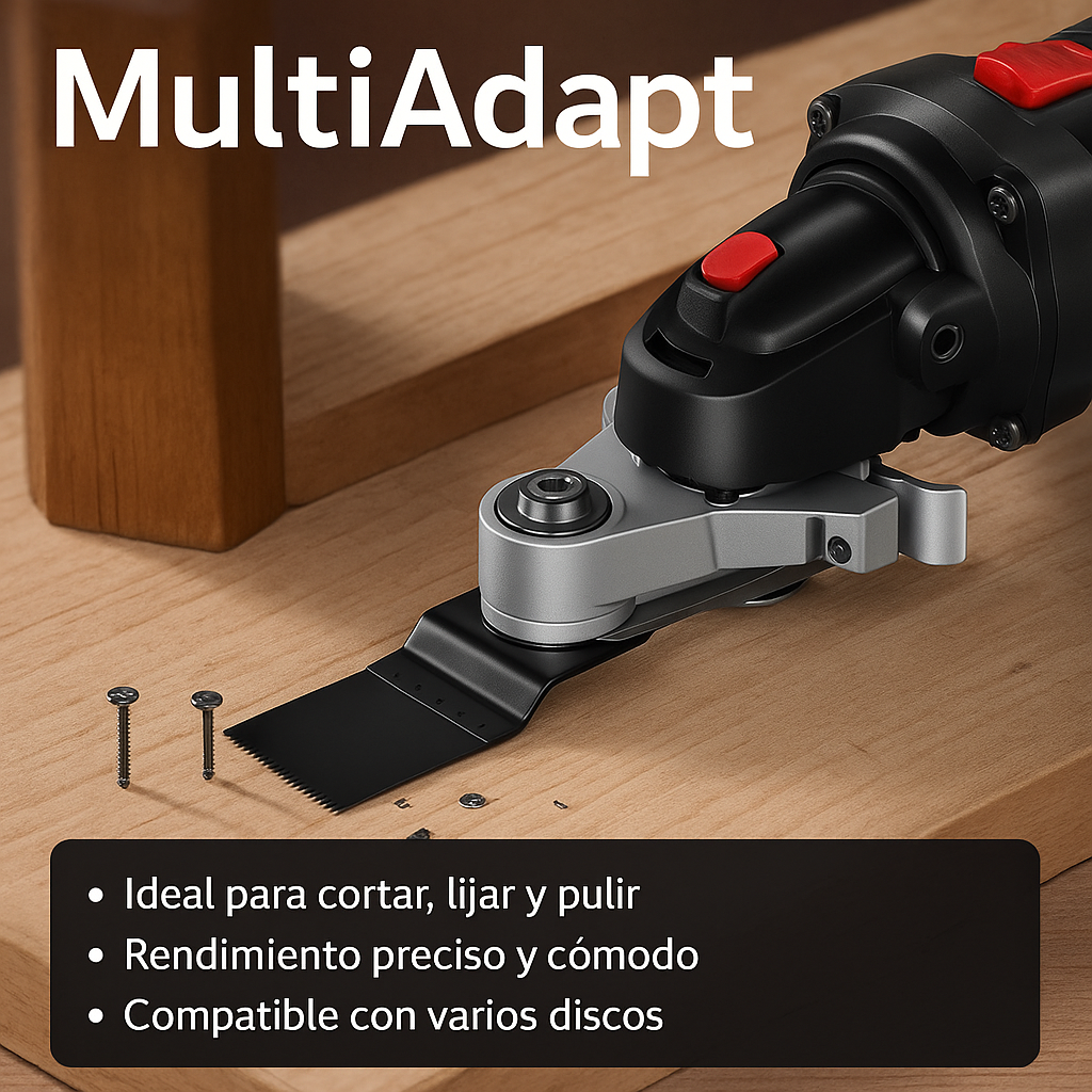 MultiAdapt™ –Tu esmeril, ahora multi-herramienta
