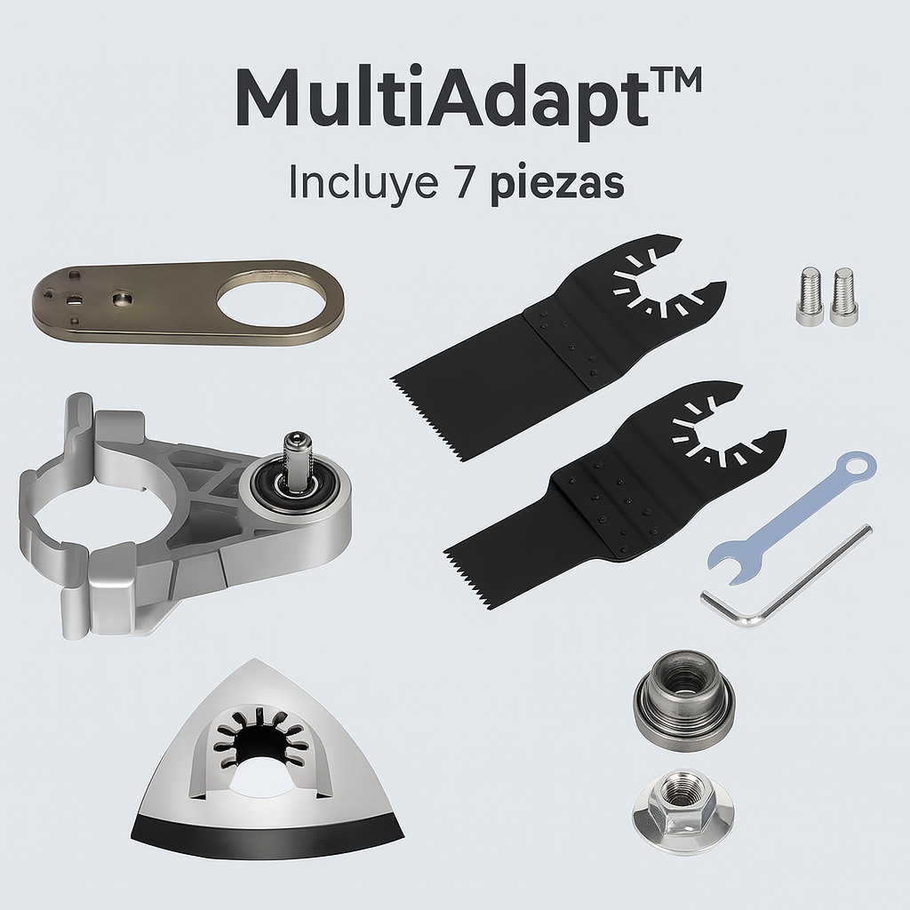 MultiAdapt™ –Tu esmeril, ahora multi-herramienta