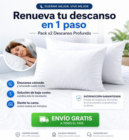 RENUEVA TU DESCANSO EN 1 PASO: PACK X2 DESCANSO PROFUNDO
