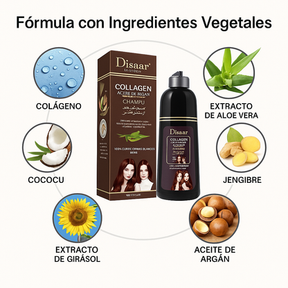 BioColor™ Shampoo Cubre Canas – Natural, Rápido y Efectivo (30% OFF)
